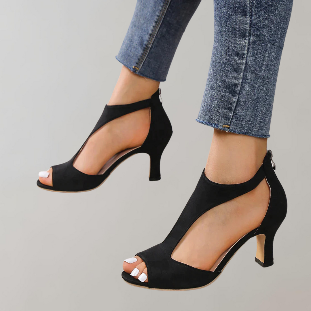 Mirla | Ortopediska sandaler med klack Sandaler med pantolett Damer-Eva Jonsson