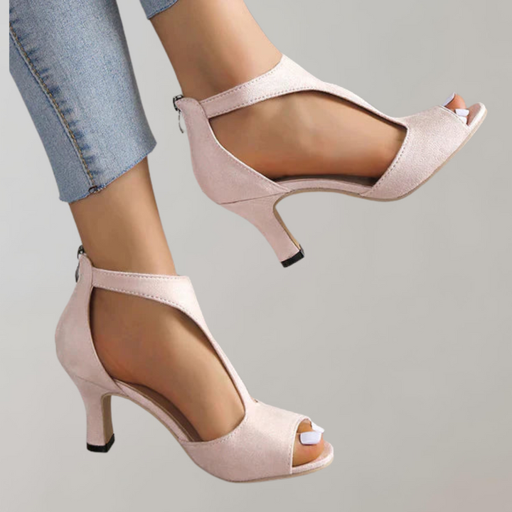 Mirla | Ortopediska sandaler med klack Sandaler med pantolett Damer-Eva Jonsson