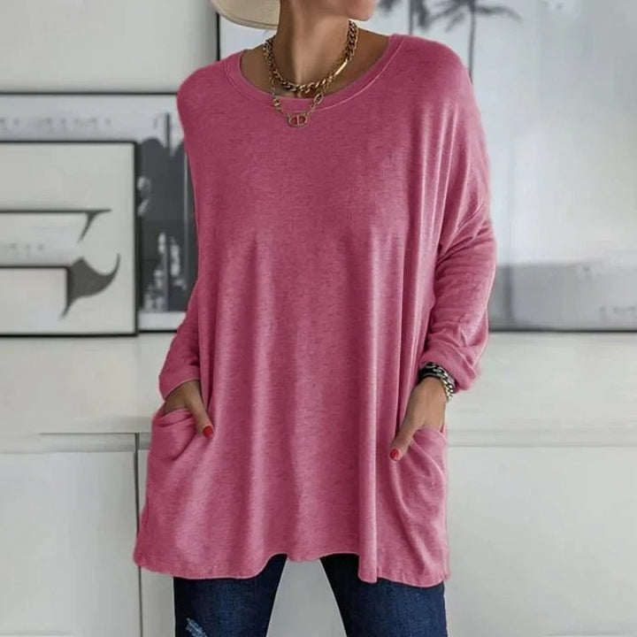 Mirla | Överdimensionerad Lätt Varm Tröja-Eva Jonsson