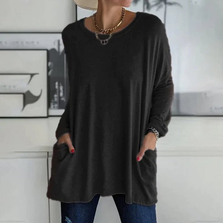 Mirla | Överdimensionerad Lätt Varm Tröja-Eva Jonsson