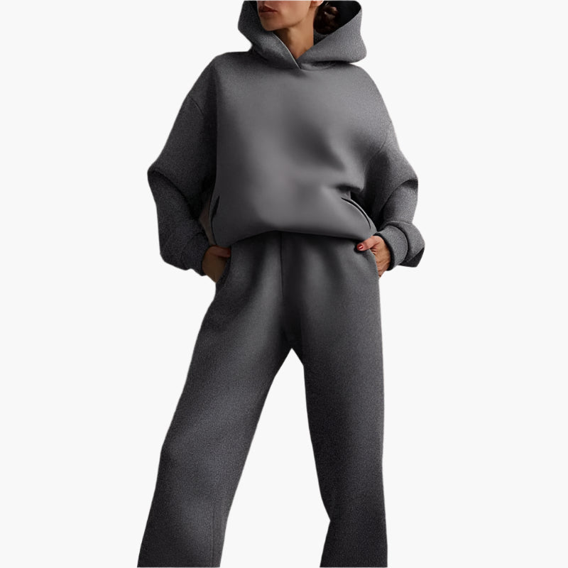 Mirla | Oversize Lounge Set Hoodies och Joggingbyxor - Bekväm Fritidslook-Eva Jonsson