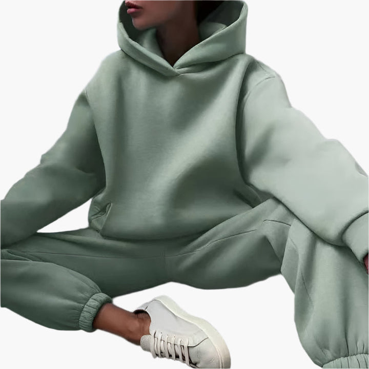 Mirla | Oversize Lounge Set Hoodies och Joggingbyxor - Bekväm Fritidslook-Eva Jonsson