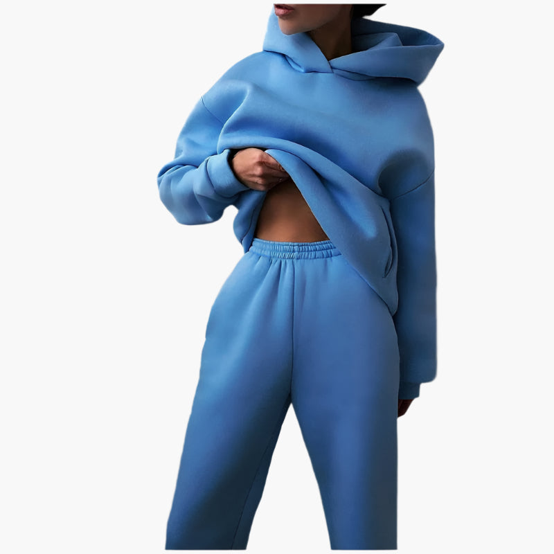 Mirla | Oversize Lounge Set Hoodies och Joggingbyxor - Bekväm Fritidslook-Eva Jonsson