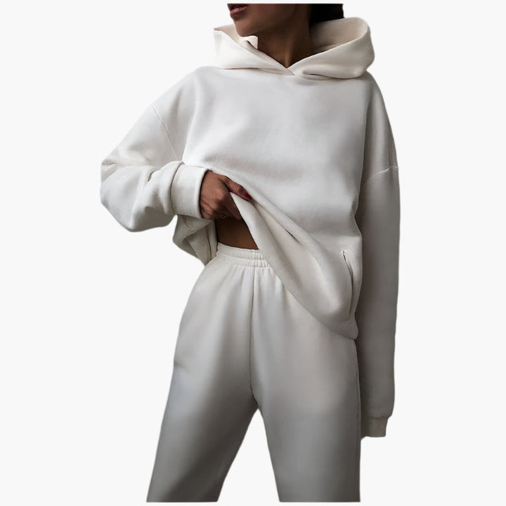 Mirla | Oversize Lounge Set Hoodies och Joggingbyxor - Bekväm Fritidslook-Eva Jonsson