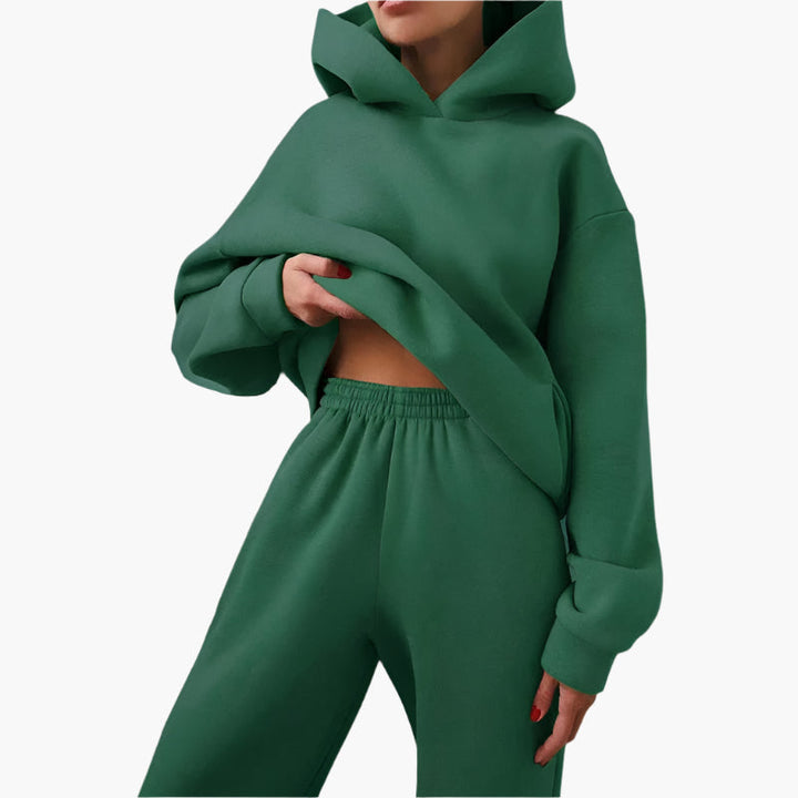 Mirla | Oversize Lounge Set Hoodies och Joggingbyxor - Bekväm Fritidslook-Eva Jonsson