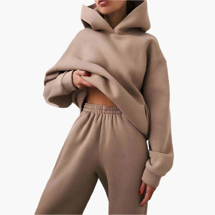 Mirla | Oversize Lounge Set Hoodies och Joggingbyxor - Bekväm Fritidslook-Eva Jonsson