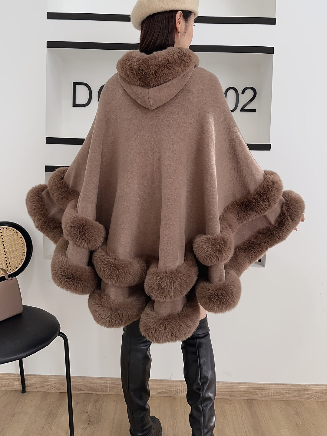 Mirla | Oversize-fällkappa för damer-Eva Jonsson
