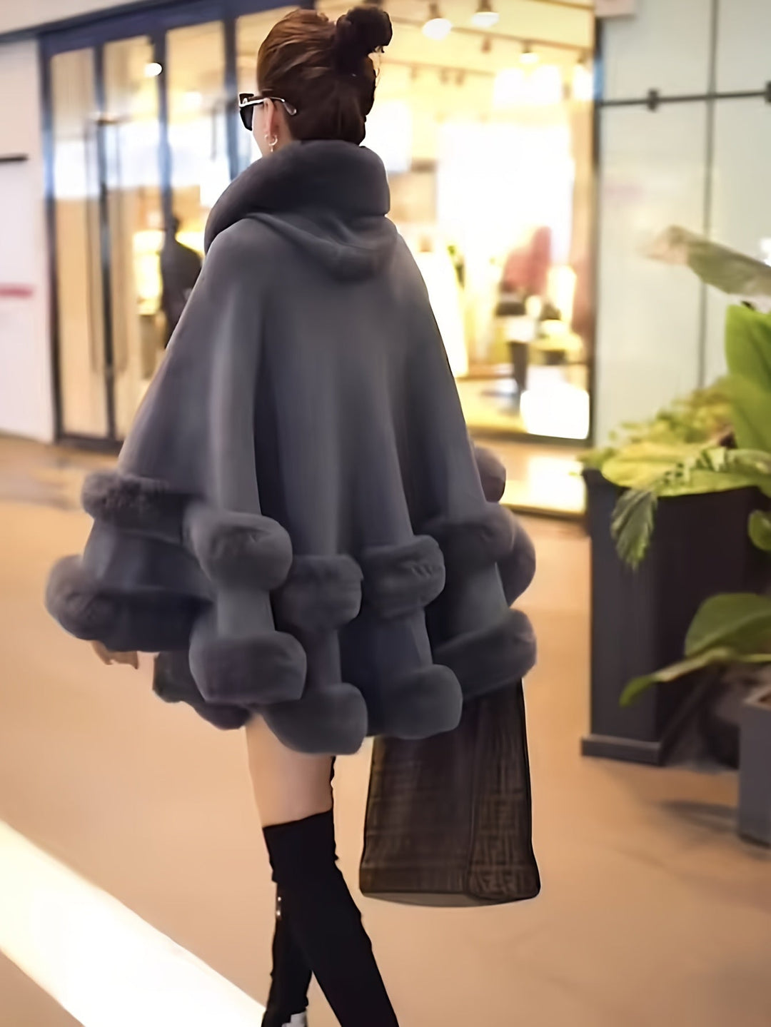 Mirla | Oversize-fällkappa för damer-Eva Jonsson