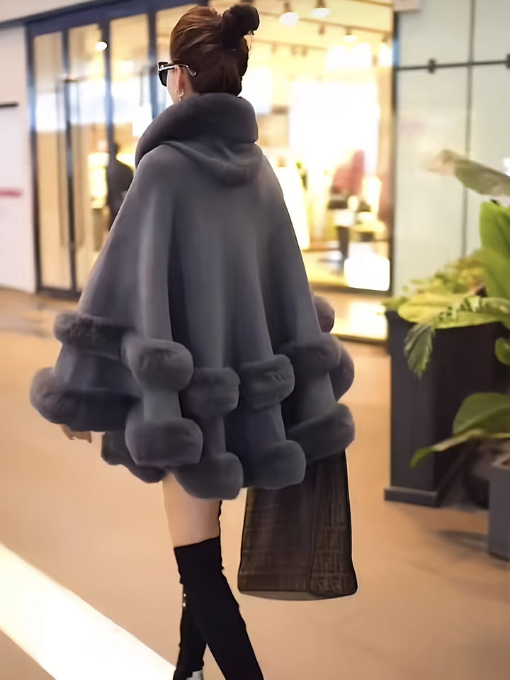 Mirla | Oversize-fällkappa för damer-Eva Jonsson