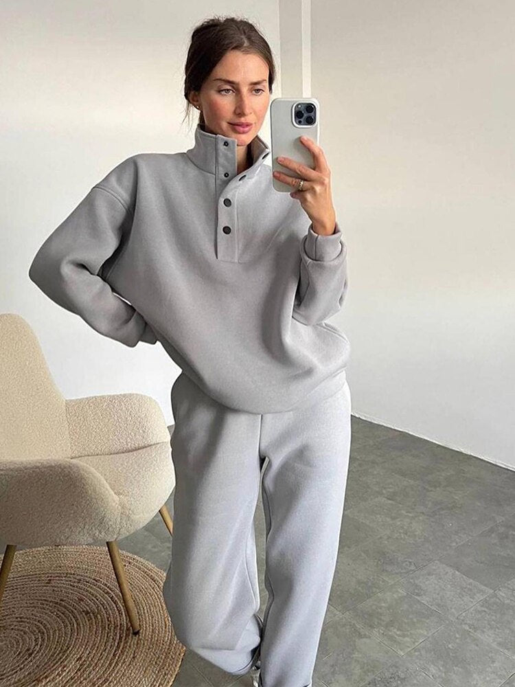 Mirla | Oversized Fleece-Joggingkit för Damer-Eva Jonsson