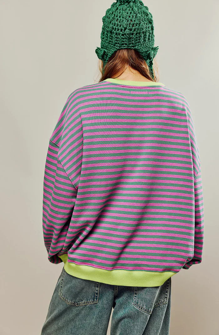 Mirla | Oversized Hösttröja - Lätt Stickad Tröja för Bekväma Outfits och Mångsidiga Layering-Looks-Eva Jonsson