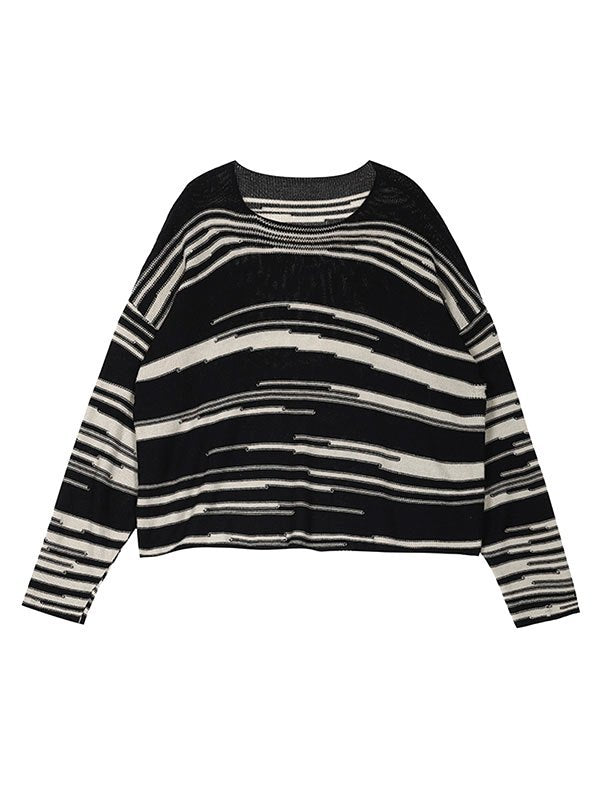 Mirla | Oversized Stickad Tröja-Eva Jonsson