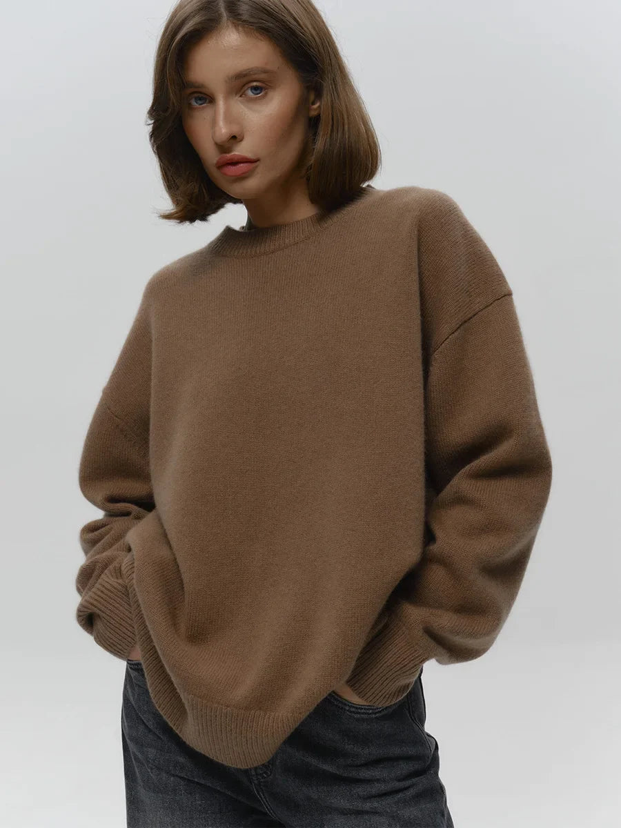 Mirla | Oversized Tröja för Damer-Eva Jonsson