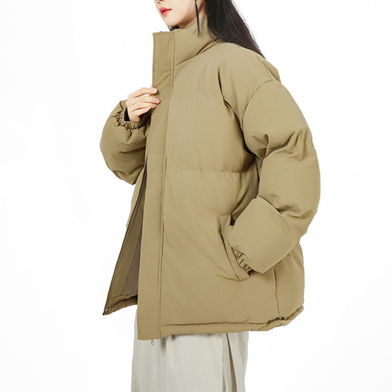Mirla | Oversized Vinterjacka med Ståkrage-Eva Jonsson