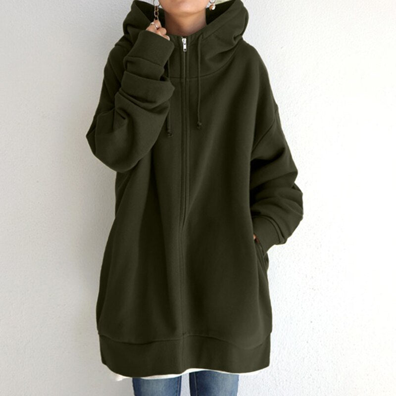 Mirla | Oversized dam hoodie för vintern-Eva Jonsson