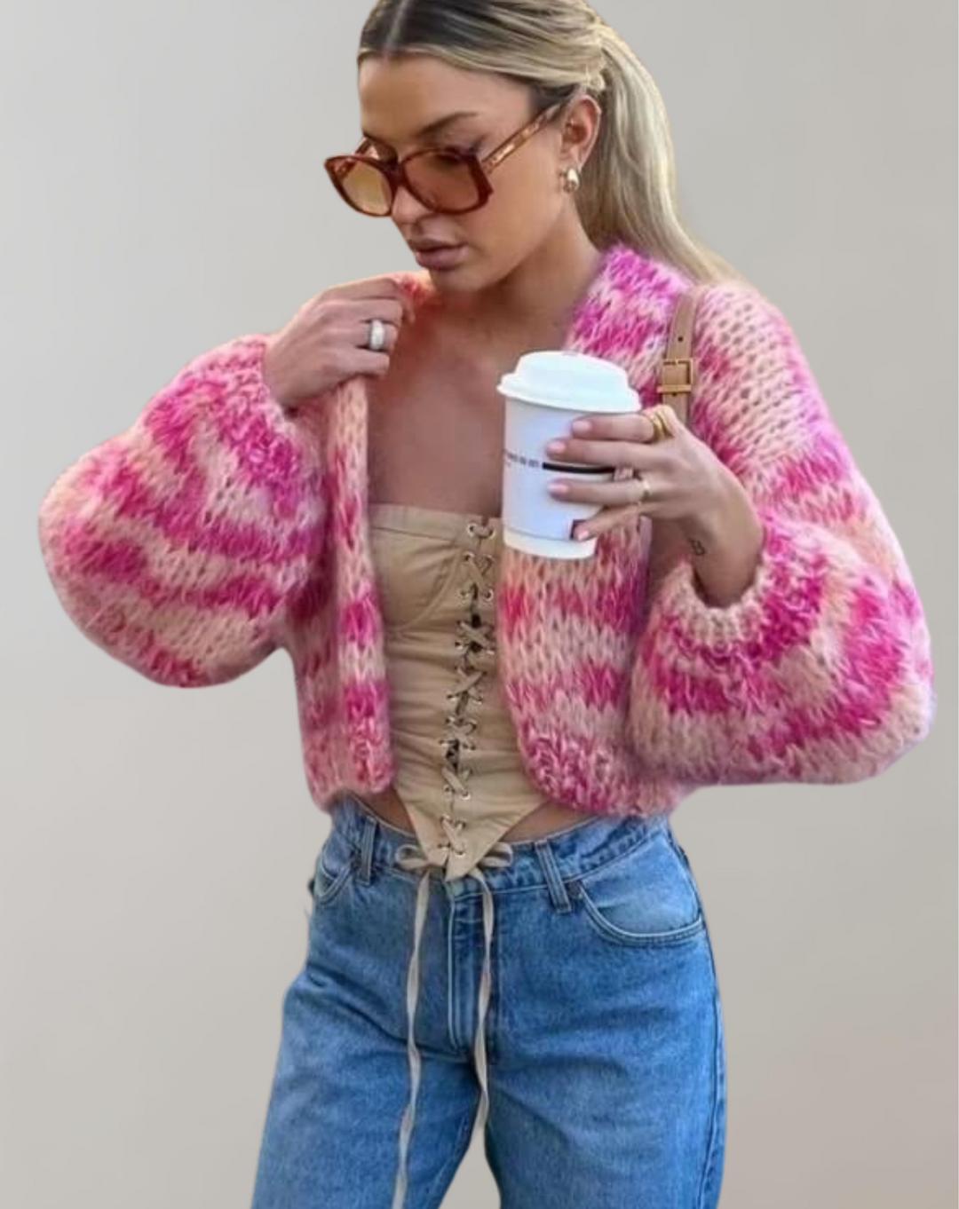 Mirla | Oversized och Färgglad Kofta-Eva Jonsson