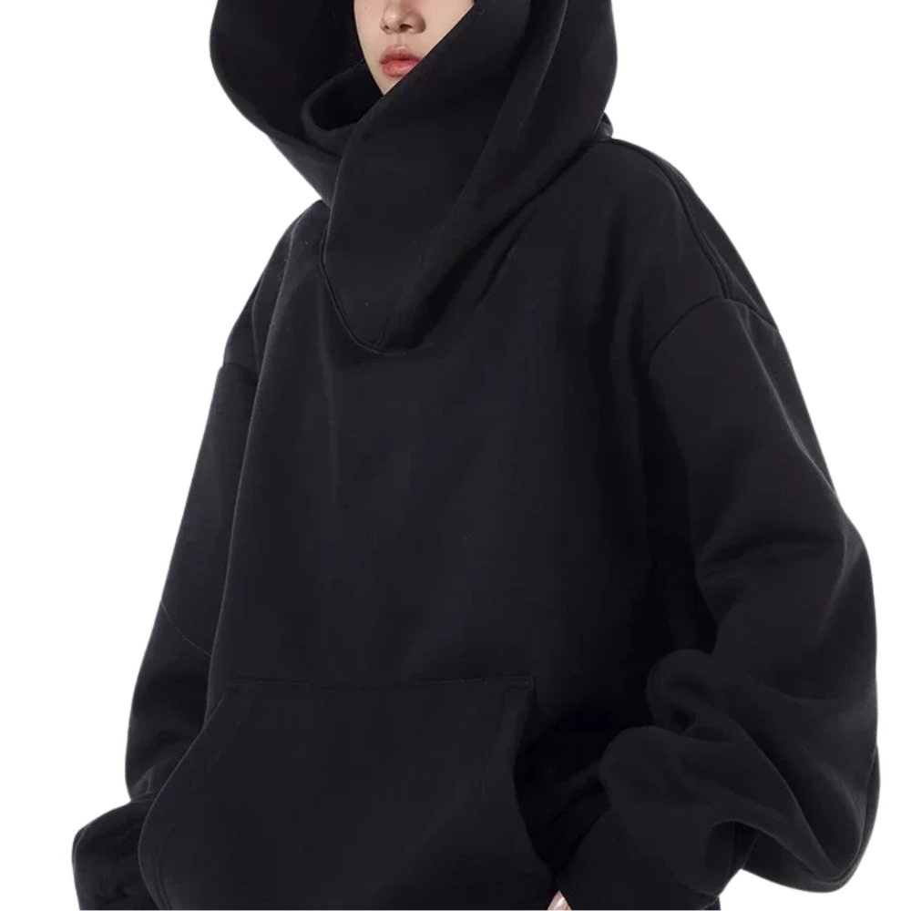 Mirla | Överstor Sweatshirt med Hög Hals-Eva Jonsson