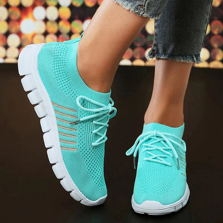 Mirla | På Sneakers Ortopediska Walking Mesh Sneakers Dam Skor-Eva Jonsson