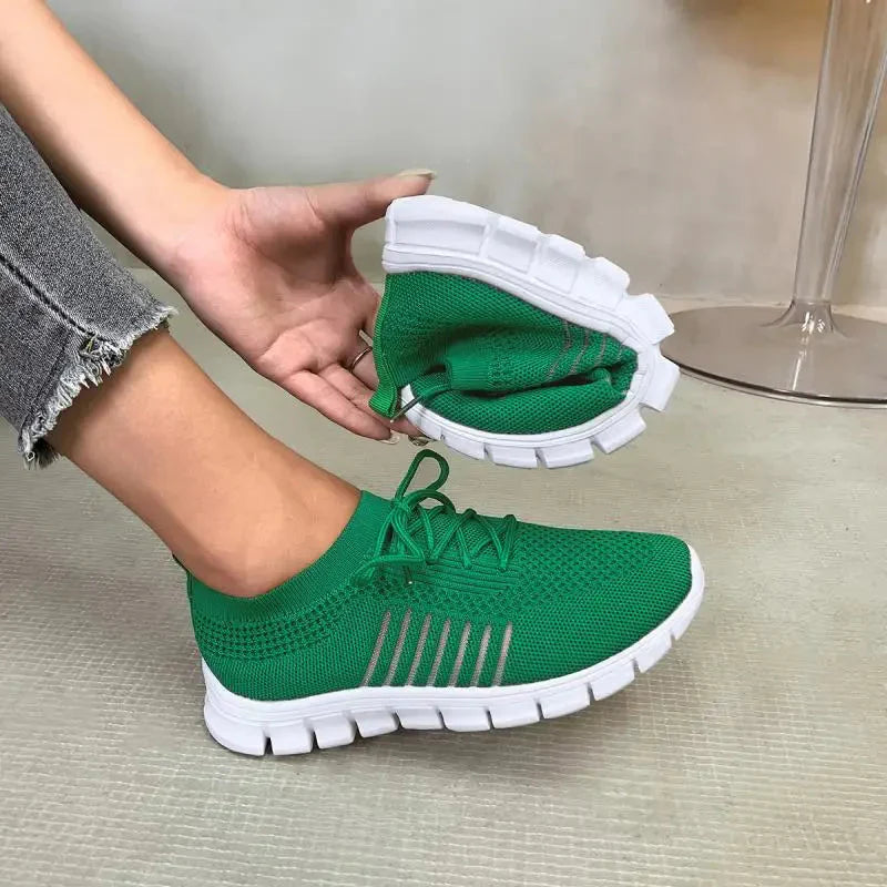 Mirla | På Sneakers Ortopediska Walking Mesh Sneakers Dam Skor-Eva Jonsson