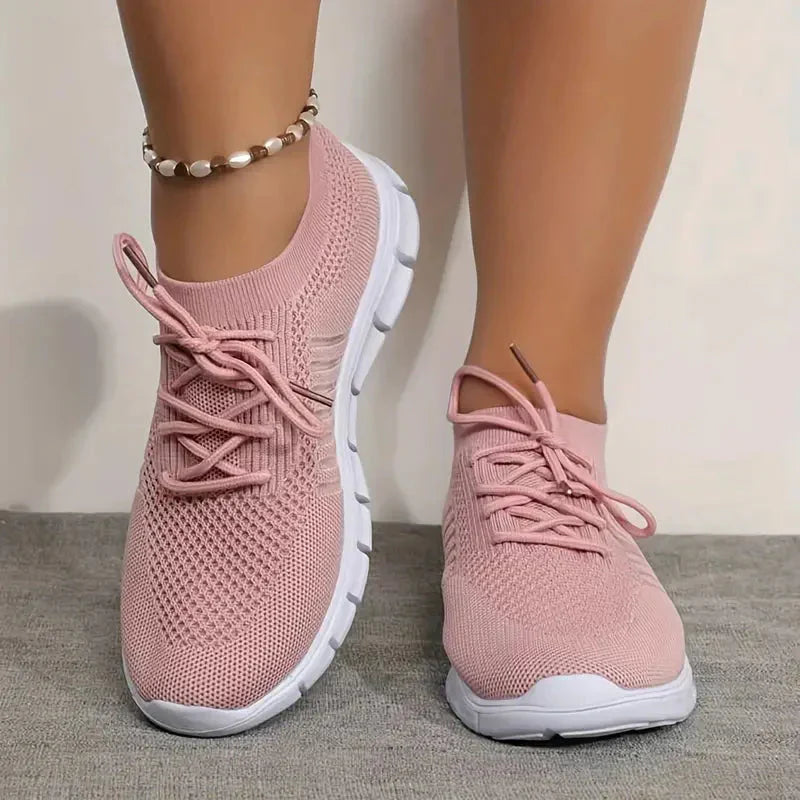 Mirla | På Sneakers Ortopediska Walking Mesh Sneakers Dam Skor-Eva Jonsson