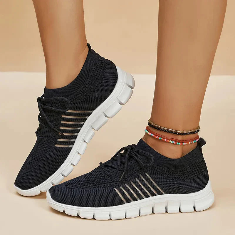 Mirla | På Sneakers Ortopediska Walking Mesh Sneakers Dam Skor-Eva Jonsson