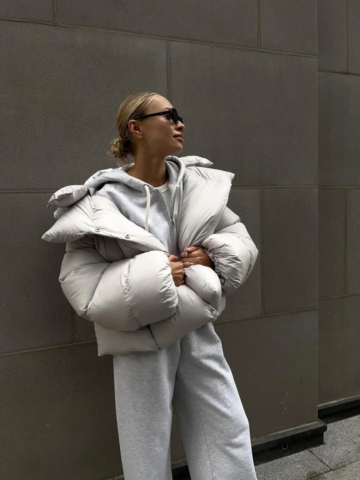 Mirla | Parka Lång Damjacka Vinter med Långa Ärmar-Eva Jonsson