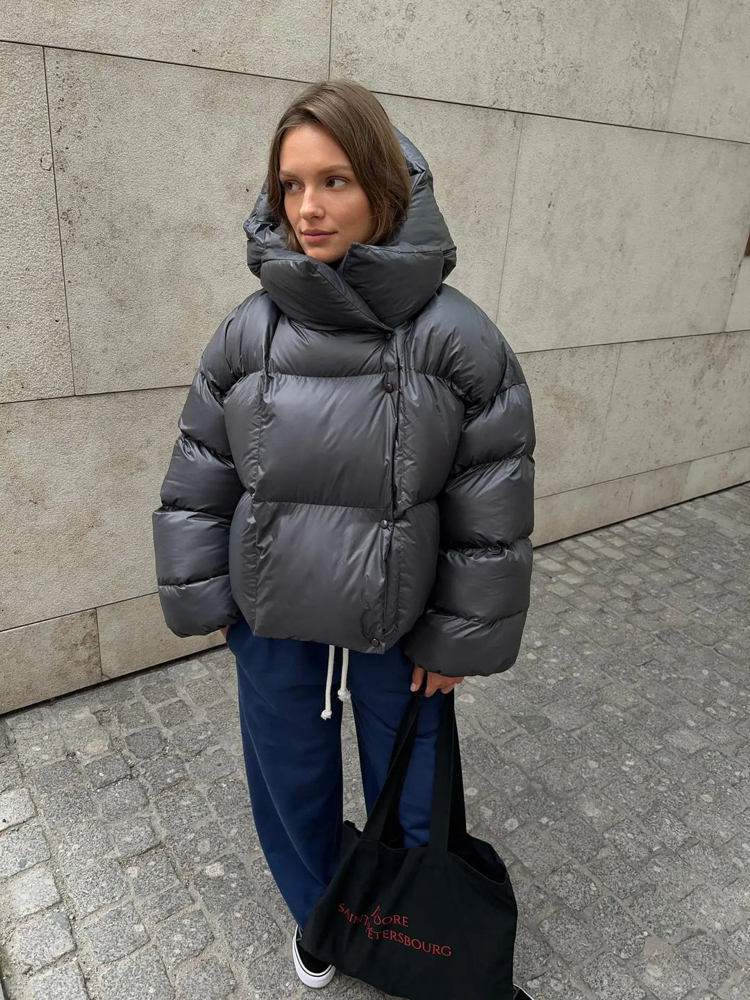 Mirla | Parka Lång Damjacka Vinter med Långa Ärmar-Eva Jonsson