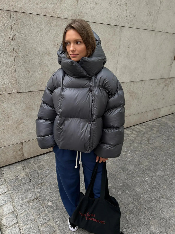 Mirla | Parka Lång Damjacka Vinter med Långa Ärmar-Eva Jonsson