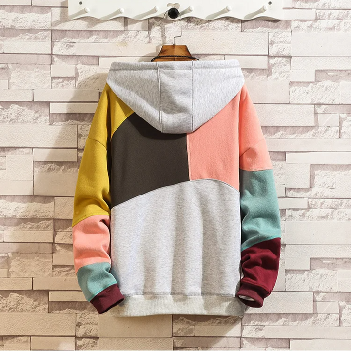 Mirla | Patchwork Hoodie-Eva Jonsson
