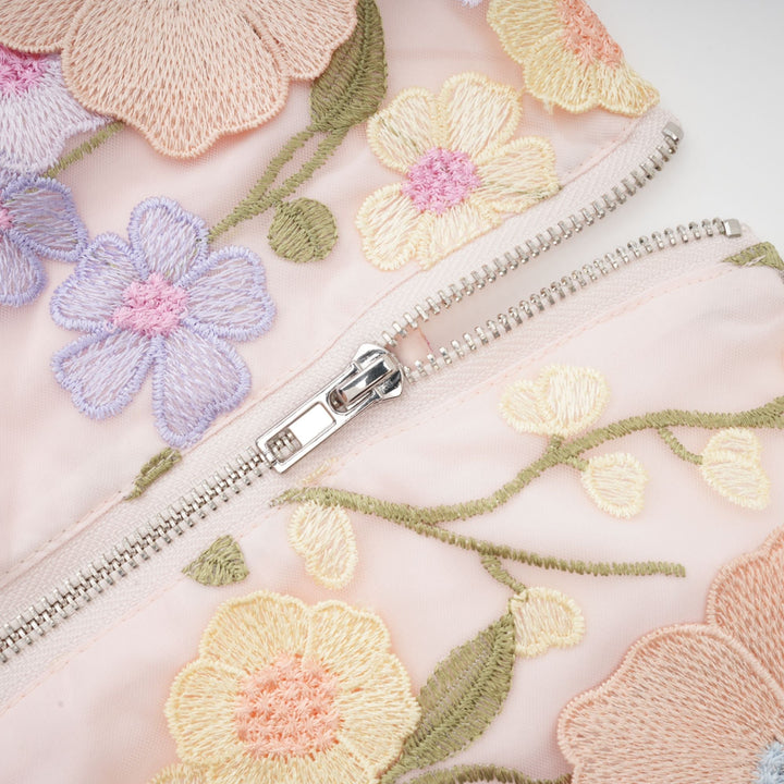 Mirla | Petal Broderad Top & Kjol Matchande Set-Eva Jonsson