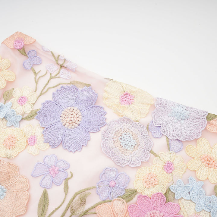 Mirla | Petal Broderad Top & Kjol Matchande Set-Eva Jonsson