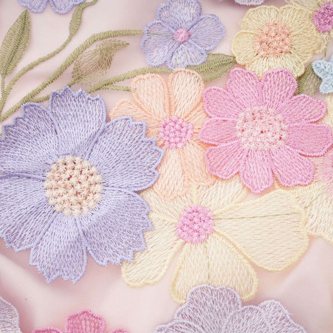 Mirla | Petal Broderad Top & Kjol Matchande Set-Eva Jonsson