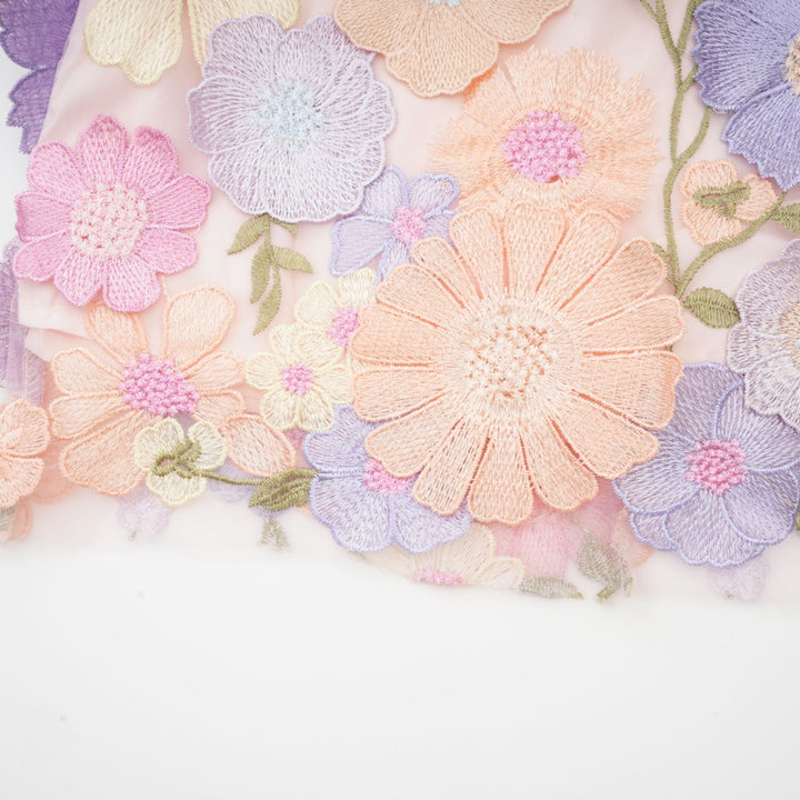 Mirla | Petal Broderad Top & Kjol Matchande Set-Eva Jonsson
