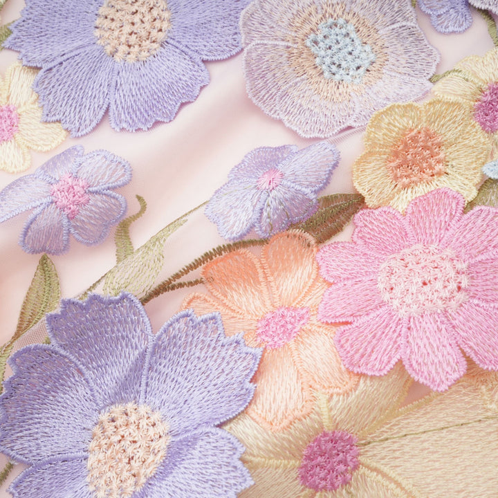 Mirla | Petal Broderad Top & Kjol Matchande Set-Eva Jonsson