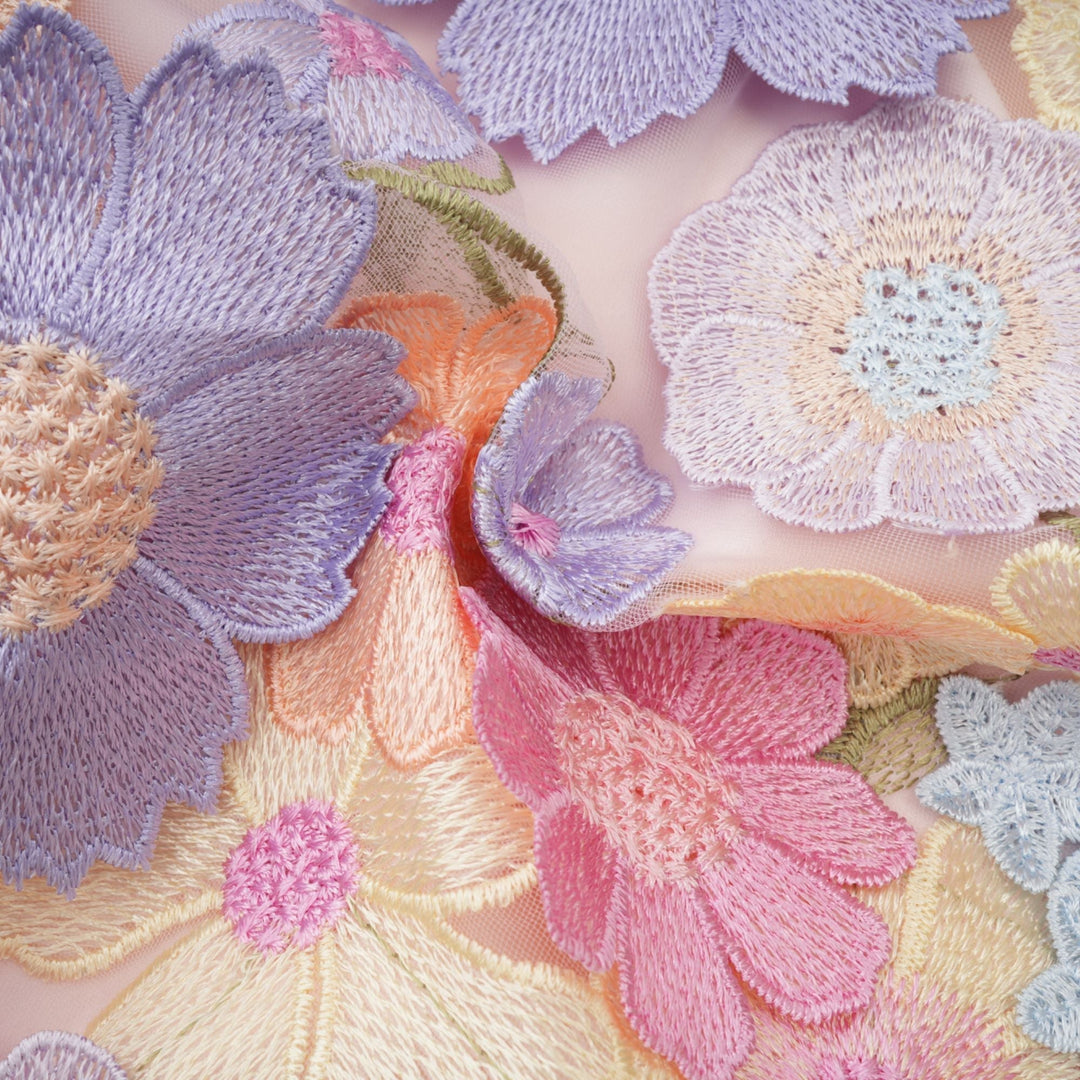 Mirla | Petal Broderad Top & Kjol Matchande Set-Eva Jonsson