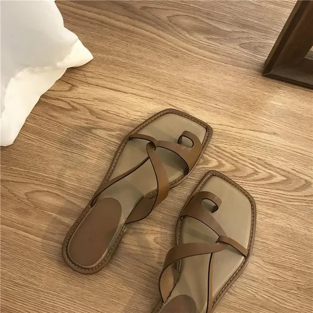 Mirla | Platta sommarsandaler för kvinnor-Eva Jonsson