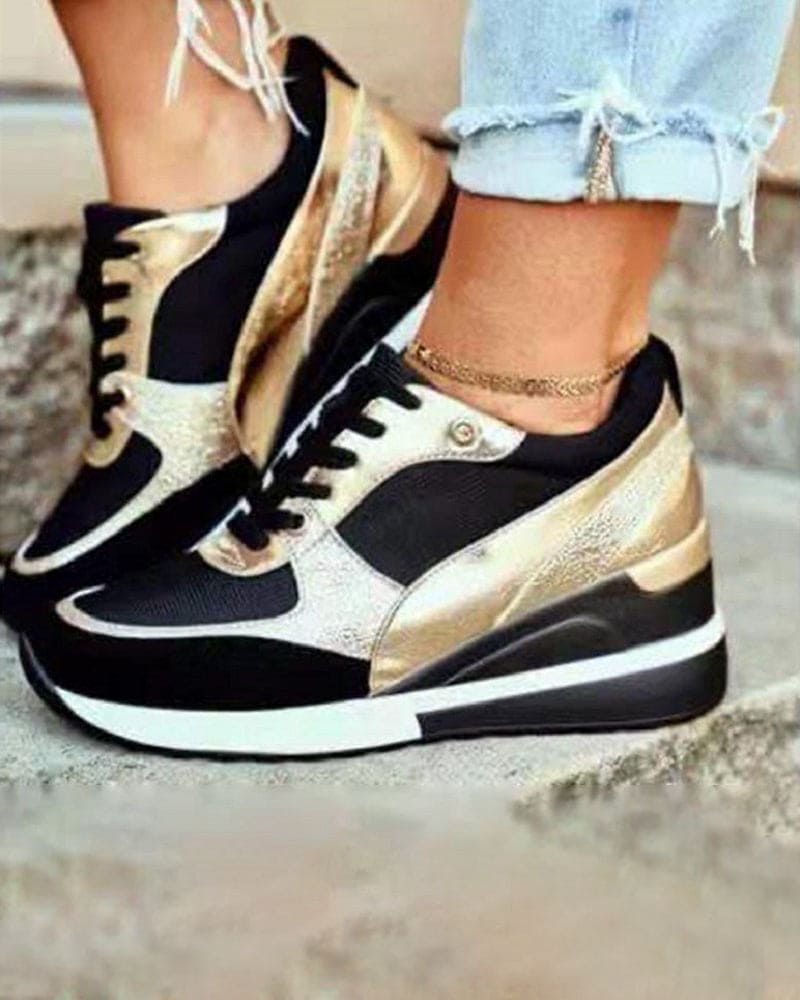 Mirla | Plattform Sneakers med paljetter-Eva Jonsson