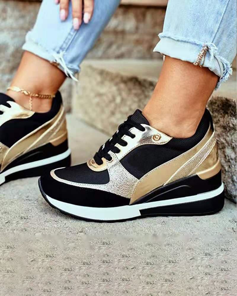 Mirla | Plattform Sneakers med paljetter-Eva Jonsson