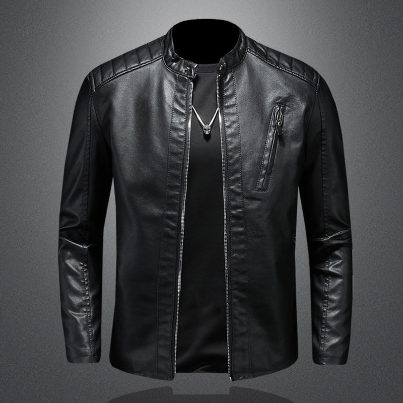 Mirla | Premium Herrarnas Biker Läderjacka-Eva Jonsson