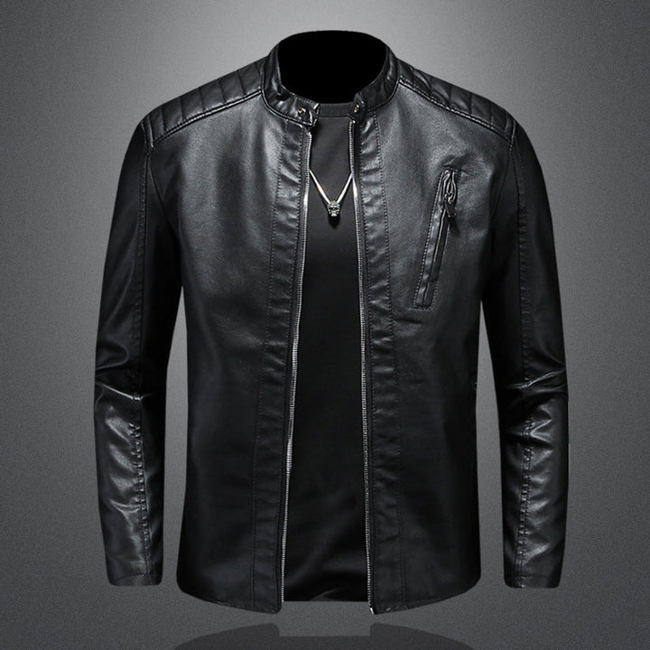 Mirla | Premium Herrarnas Biker Läderjacka-Eva Jonsson