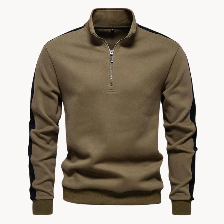 Mirla | Premium Tröja med Kvartdragkedja-Eva Jonsson
