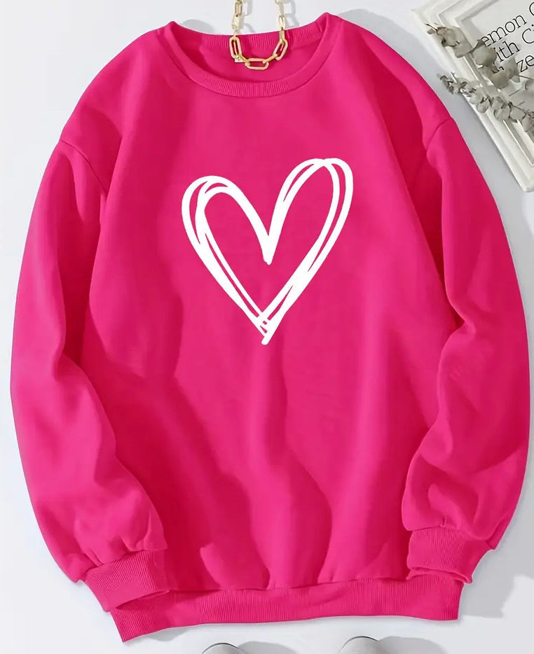Mirla | Print Rundhals-Långärmad Sweatshirt-Eva Jonsson