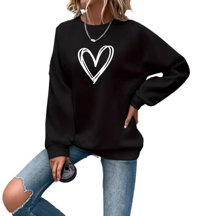 Mirla | Print Rundhals-Långärmad Sweatshirt-Eva Jonsson