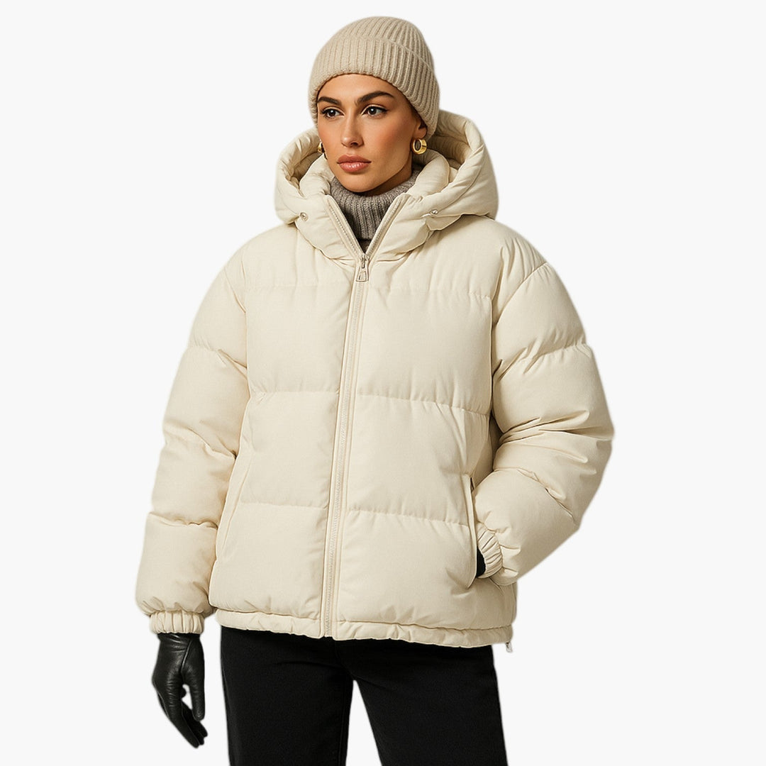 Mirla | Puffer Parka - Vinterjacka med Huva, Dunfyllning, Vattentät, Urban Outdoor-Eva Jonsson