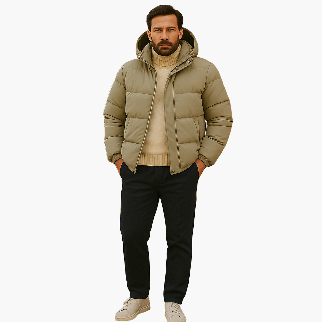 Mirla | Puffer Parka - Vinterjacka med Huva, Dunfyllning, Vattentät, Urban Outdoor-Eva Jonsson