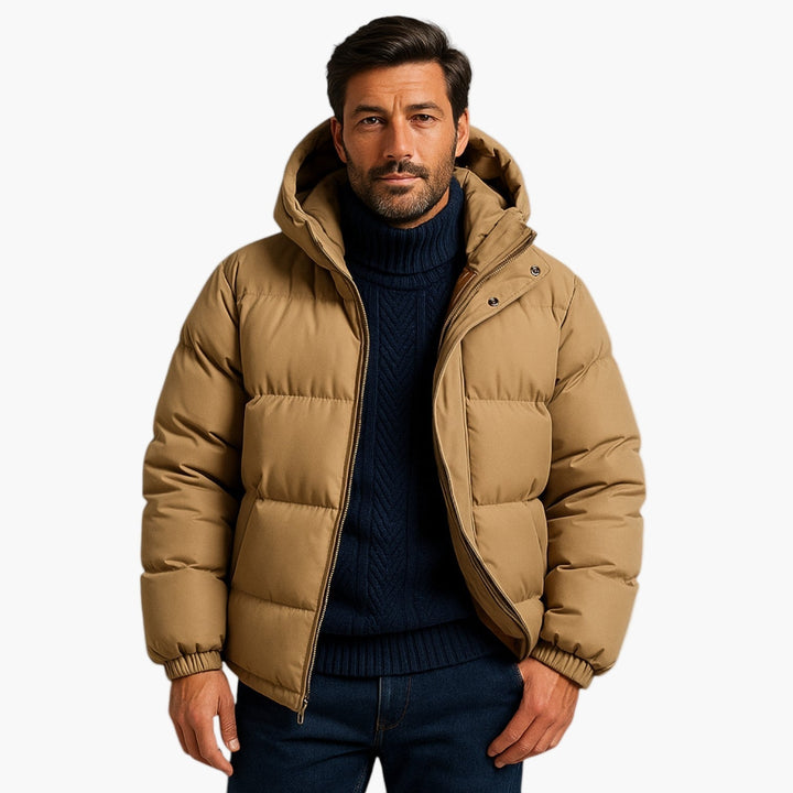 Mirla | Puffer Parka - Vinterjacka med Huva, Dunfyllning, Vattentät, Urban Outdoor-Eva Jonsson