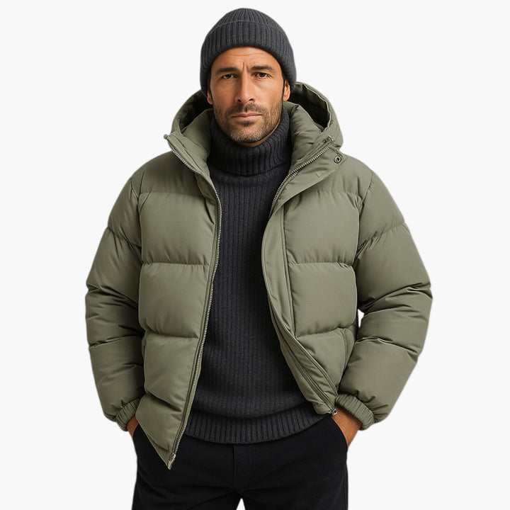 Mirla | Puffer Parka - Vinterjacka med Huva, Dunfyllning, Vattentät, Urban Outdoor-Eva Jonsson