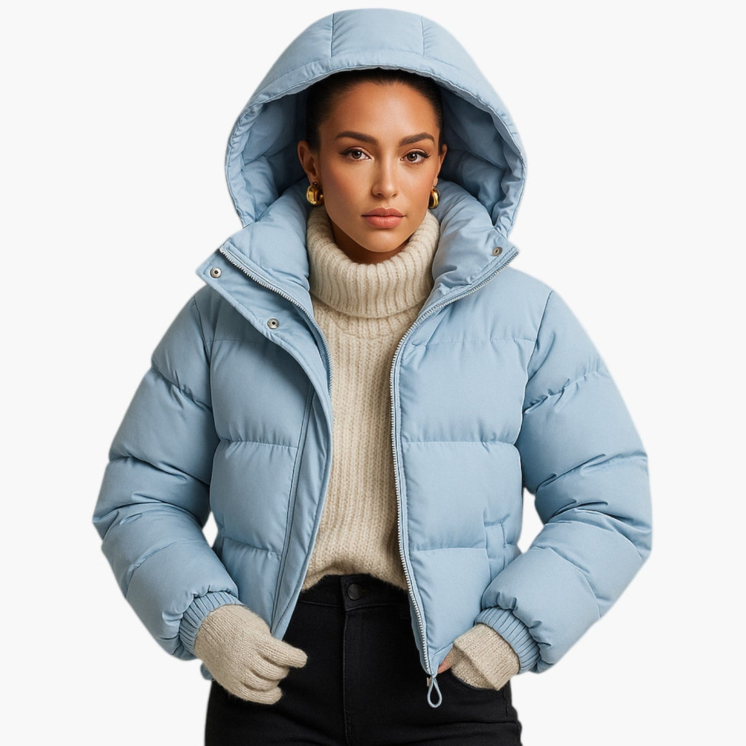 Mirla | Puffer Parka - Vinterjacka med Huva, Dunfyllning, Vattentät, Urban Outdoor-Eva Jonsson
