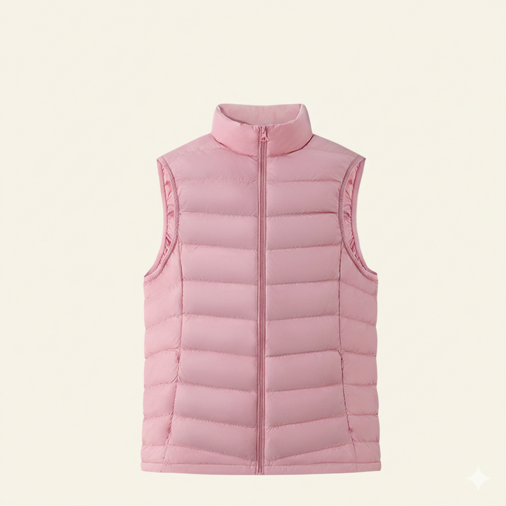 Mirla | Puffer-Vattentät Väst med Packbart Design-Eva Jonsson