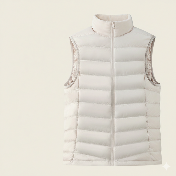 Mirla | Puffer-Vattentät Väst med Packbart Design-Eva Jonsson